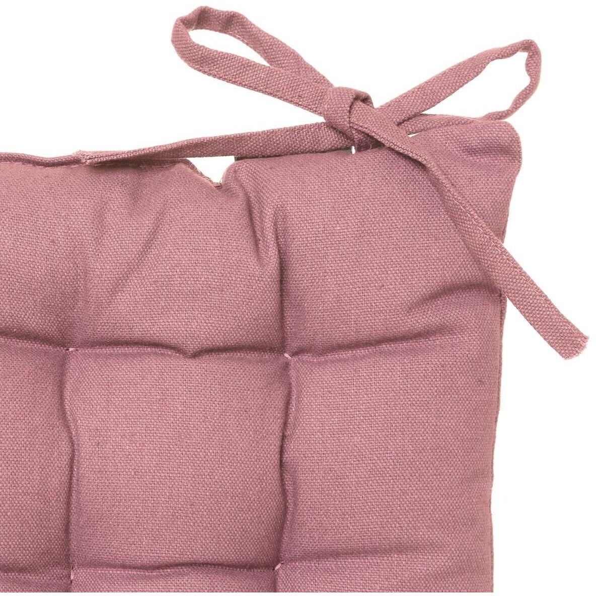 Atmosphera Jastuk Za Stolicu L. 38 X P. 38 X H. 4,5 Cm Pamuk Roze - dodatni pogled