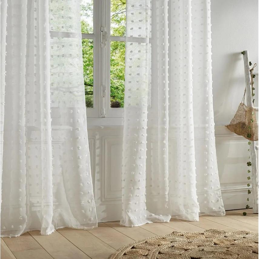 Atmosphera Zavesa Lily 140x240cm Poliester Bela - dodatni pogled