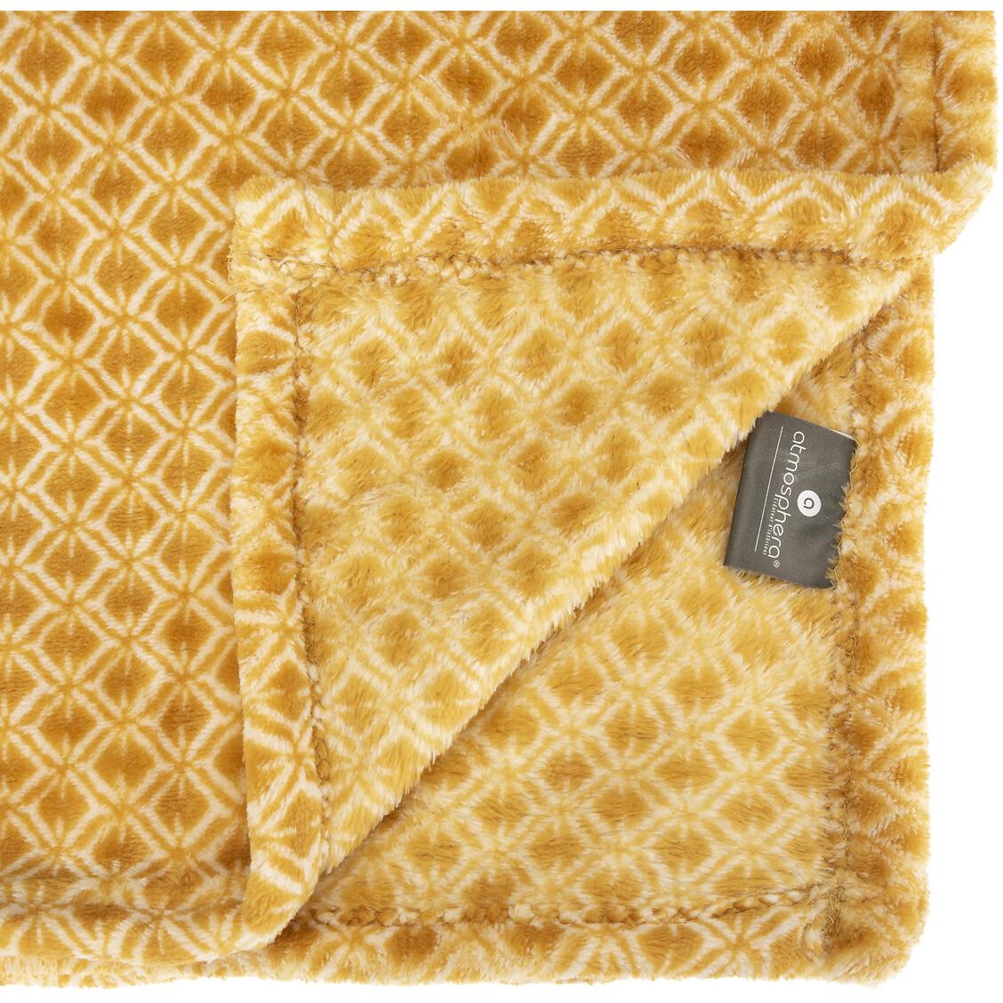 Atmosphera Ćebe Otto 150x125cm 0.470 Kg Poliester Oker - dodatni pogled