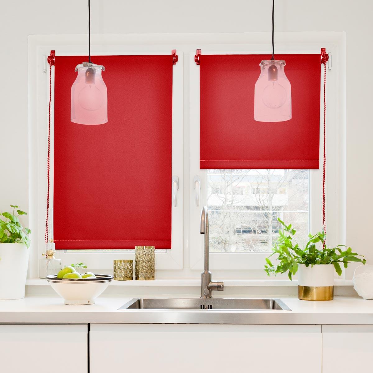 Rolo Dnevna Zavesa 90x180 cm Crvena Luance - dodatni pogled