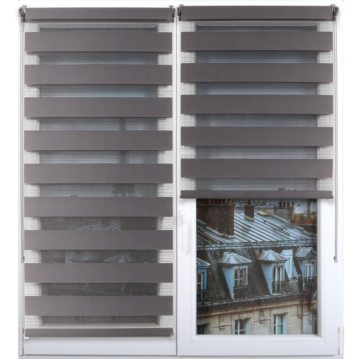 Luance Zebra Roletna 150x180 Cm Tamno Siva - dodatni pogled