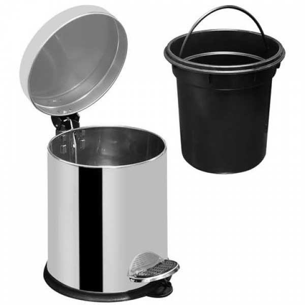 Zilan Kanta za otpatke sa poklopcem i umetkom Inox 20 lit. ZLN6911 - dodatni pogled