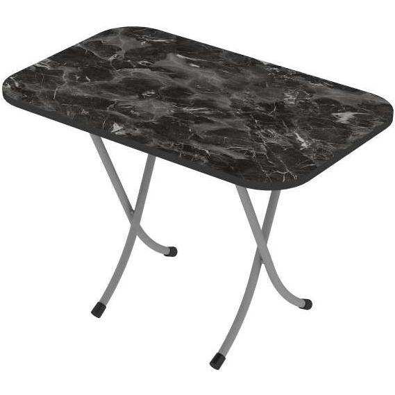 Sklopivi sto Alesta Crni mermer 50x80cm 10042BM - dodatni pogled