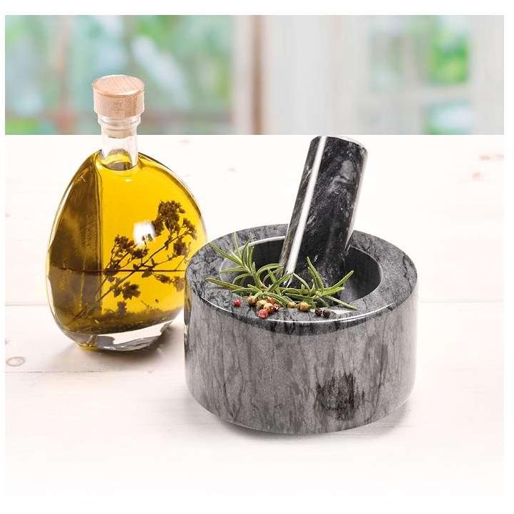 Kesper Avan sa tučkom Crni mermer - dodatni pogled