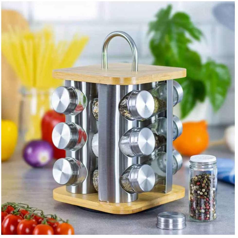 Klausberg Stalak sa teglicama za začine 7554 - dodatni pogled