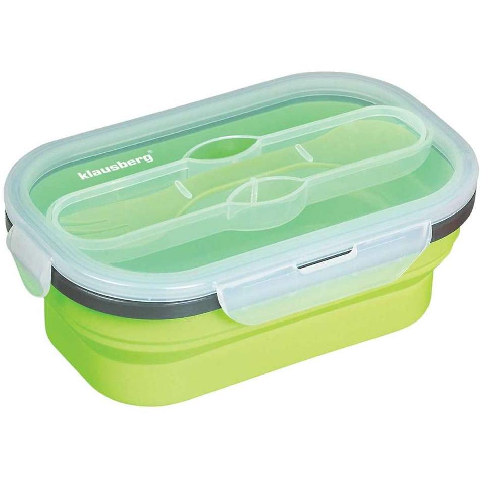 Klausberg Kutija za hranu Silikonska Sklopiva 0.8L 7022 - dodatni pogled