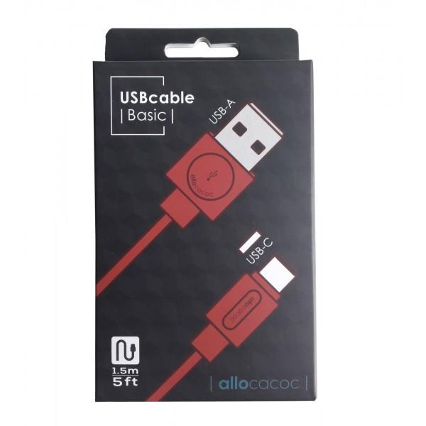 Allocacoc TipC USB Kabl Designnest 10453rd/usbcbc - dodatni pogled