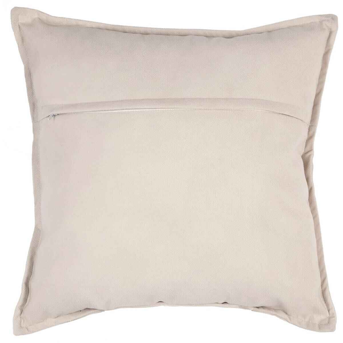 Dekorativni Jastuk Lilou 45x45 Cm Poliester Slonova Kost - dodatni pogled