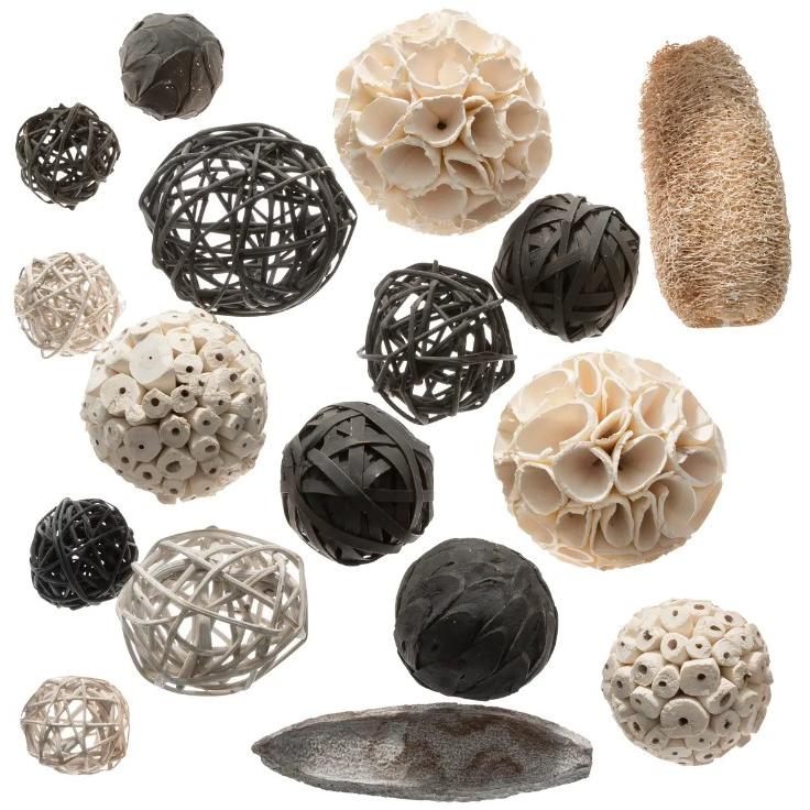 Atmosphera Dekorativne Lopte 16x16x33cm Siva - dodatni pogled