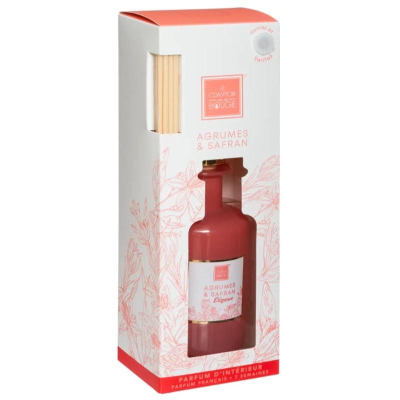 Atmosphera Mirišljavi Štapići Citrus 6,5x14cm Vosak/staklo Roza - dodatni pogled