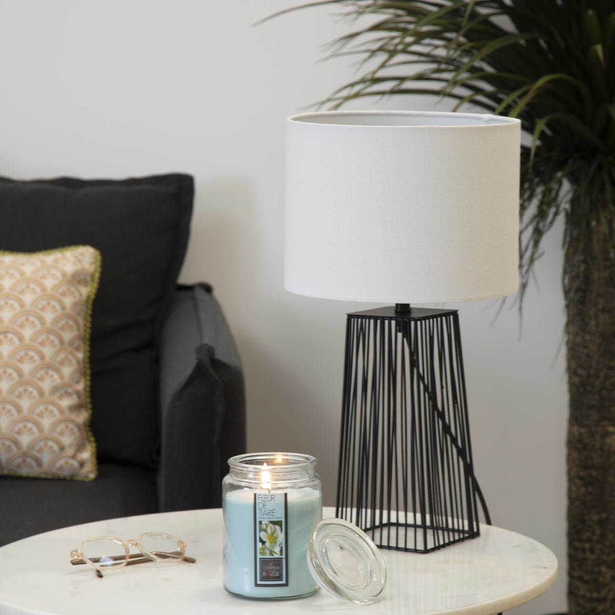 Atmosphera Sveca 10x14,5 Cm Staklo/vosak Svetlo Plava - dodatni pogled