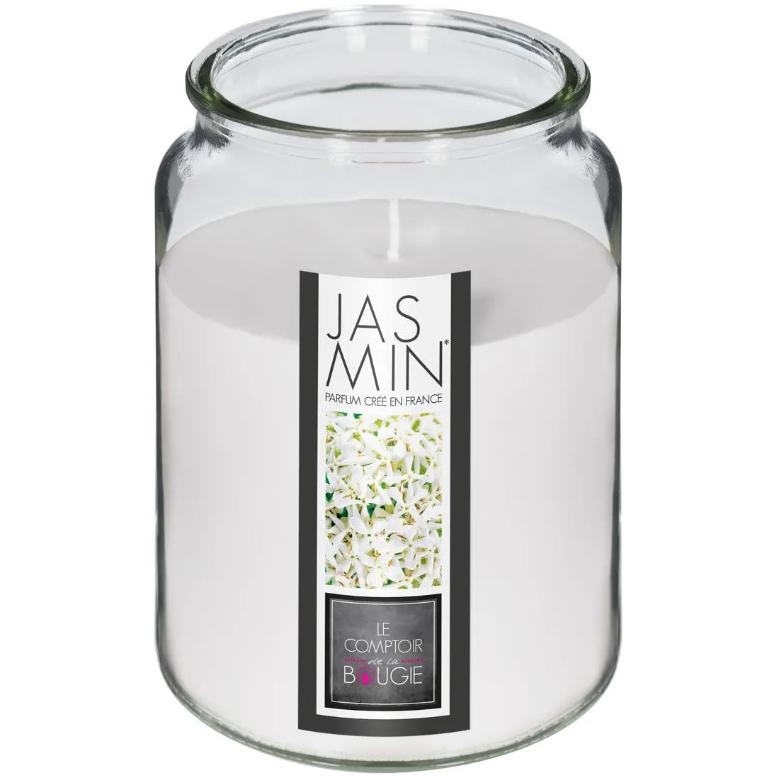 Atmosphera Sveca U Staklenoj Posudi Jasmin 10x14,5cm Staklo/vosak Bela - dodatni pogled