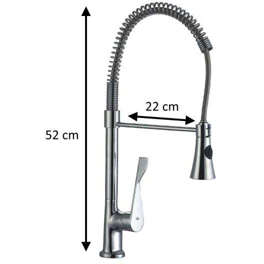 Zilan Slavina za kuhinju sa fleksibilnim izlivom 45cm ZLN8153 - dodatni pogled