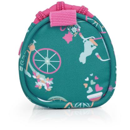 Pernica Sa Tri Odeljka Gabol Fiori Zelena - dodatni pogled