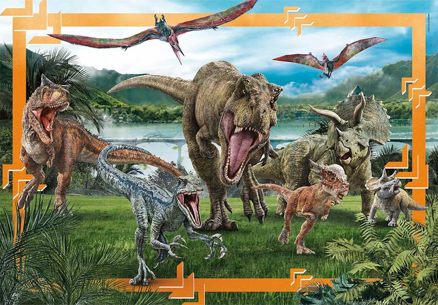 Puzzle slagalica 104 maxi dela Jurassic World Clementoni 23757 - dodatni pogled