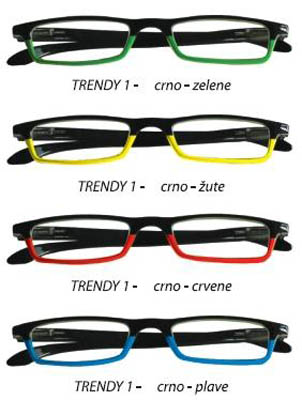 Prontoleggo Trendy1 naočare, crno-plave  +3.50 - dodatni pogled