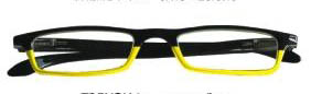 Prontoleggo Trendy1 naočare, crno-žute +3.00 i +3.50 - dodatni pogled