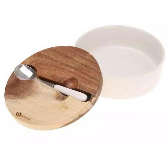 Kassel Porcelanska posuda za šećer sa kašičicom - dodatni pogled