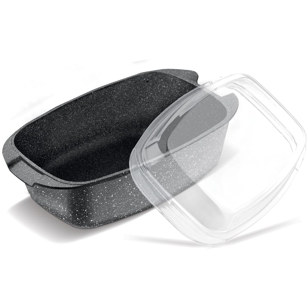 Duboka tepsija sa staklenim poklopcem 7.5L Lamart LT1156 - dodatni pogled