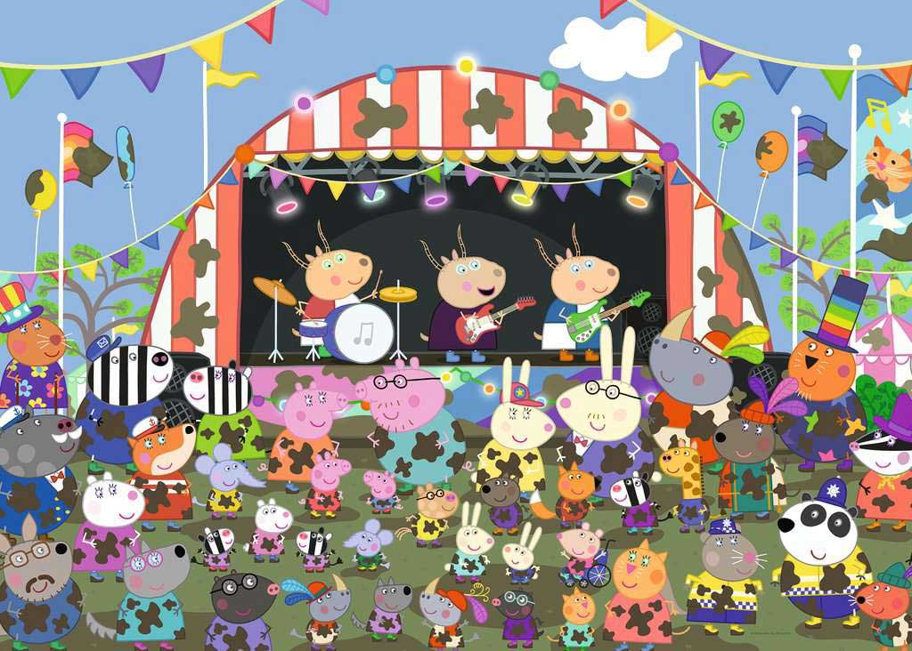 Velike podne puzle 24 dela - Pepa Prase Ravensburger 03022 - dodatni pogled