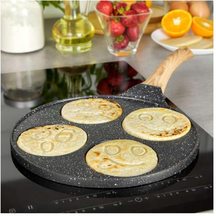 Kinghoff Tiganj za mini palačinke 26cm Smiley - dodatni pogled