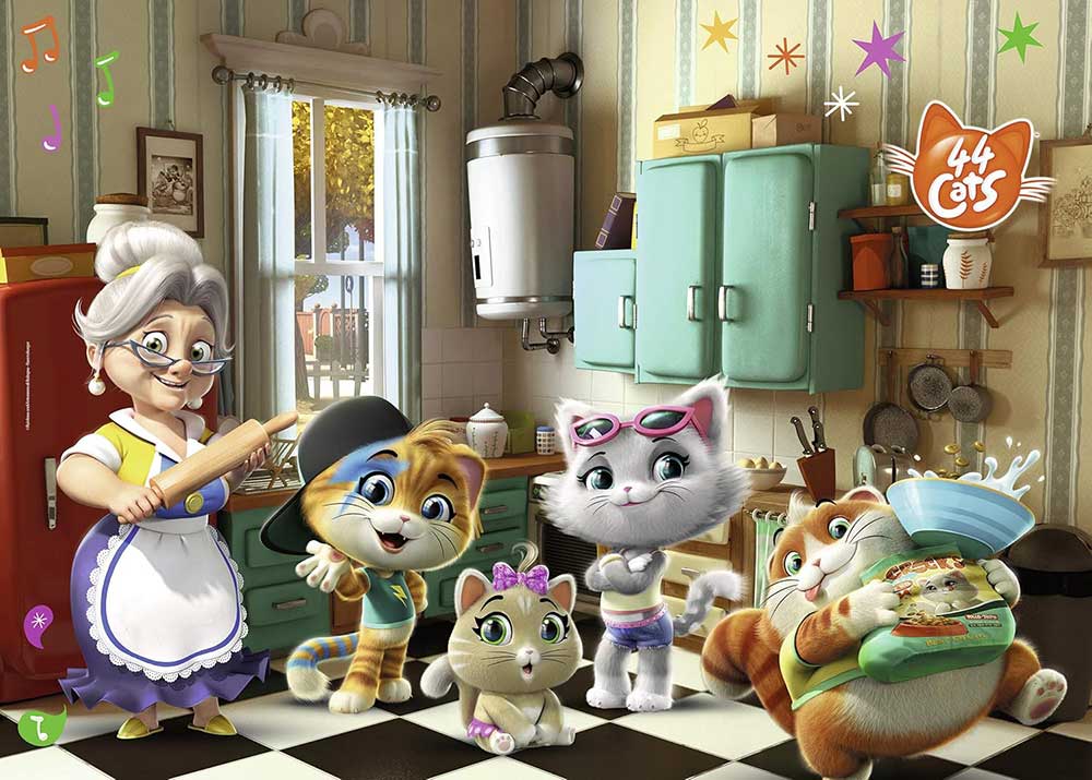 Velike podne puzle 24 dela - 44 Cats Ravensburger 03004 - dodatni pogled