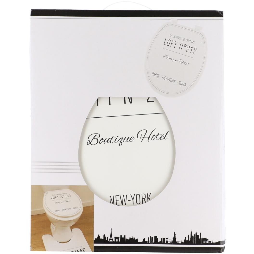 Tendance Wc Daska Sa Plasticnim Okovima 37,5x46 Neo Retro Bela - dodatni pogled