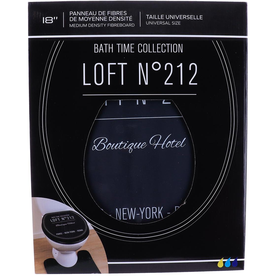 Tendance Wc Daska Sa Plasticnim Okovima 37,5x46 Neo Retro Crna - dodatni pogled