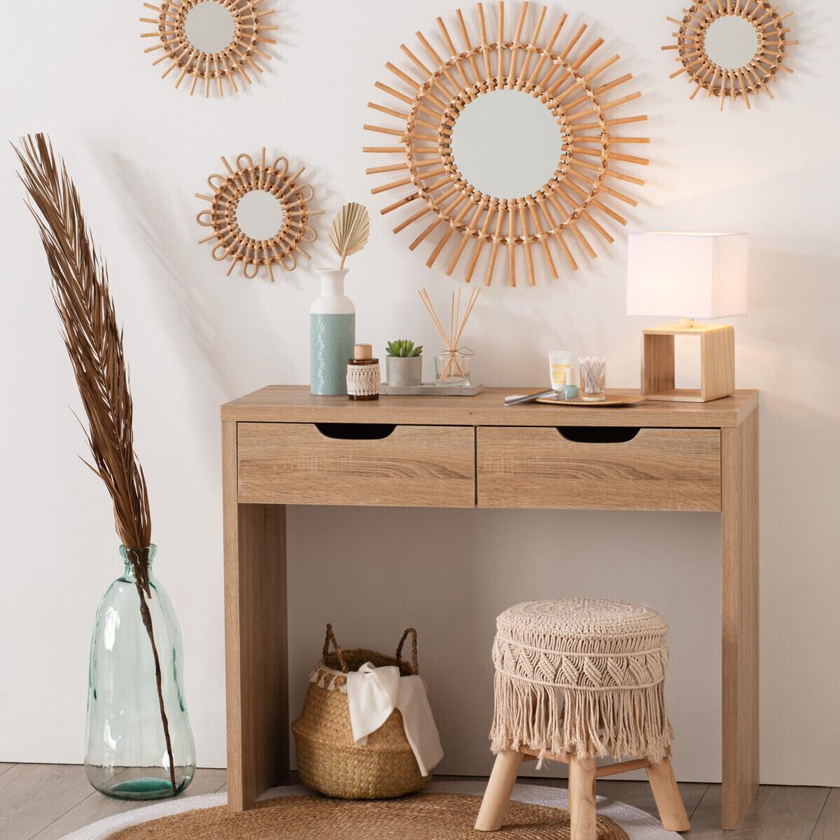 Atmosphera Stona Lampa Pojo H.32 Cm Bela - dodatni pogled