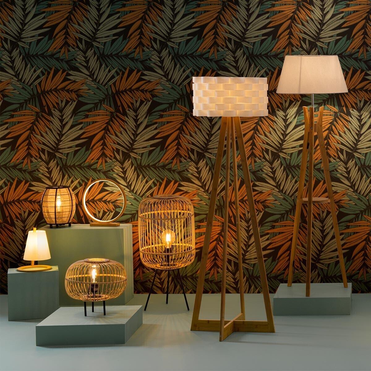 Atmosphera Stona Lampa Pita H.26 ,5 Cm Bela - dodatni pogled