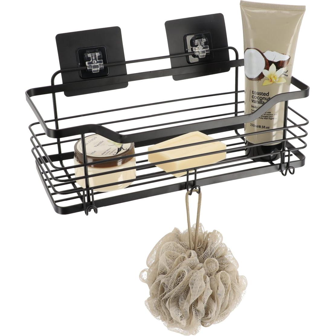 Tendance Zidna Žičana Polica Samolepljiva 3m 31 X 15,5 X 16,5 Metal Crna - dodatni pogled