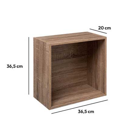 Five Polica 36.5 x 20 cm Drvo Natural - dodatni pogled