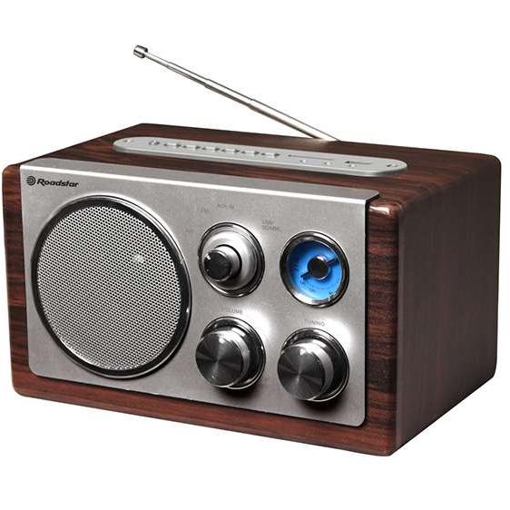 Roadstar Radio prijmnik sa drvenim kućištem USB i SD reprodukcija RSHRA1345NUSWD - dodatni pogled