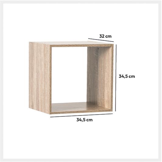 Five Polica 34,5x32x34,5cm Drvo Natural - dodatni pogled