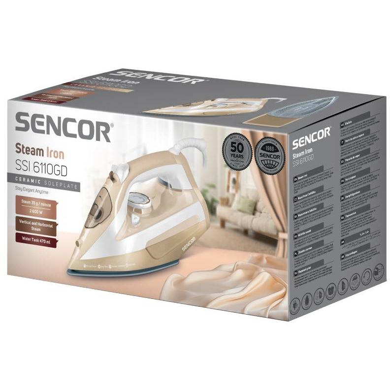Sencor SSI 6110GD pegla na paru - dodatni pogled