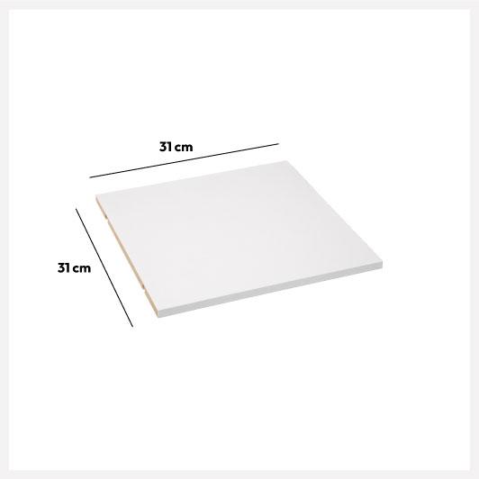 Five Pregrada za Mix n Modul Police 31 x 31 x 1.2 cm Drvo Bela - dodatni pogled