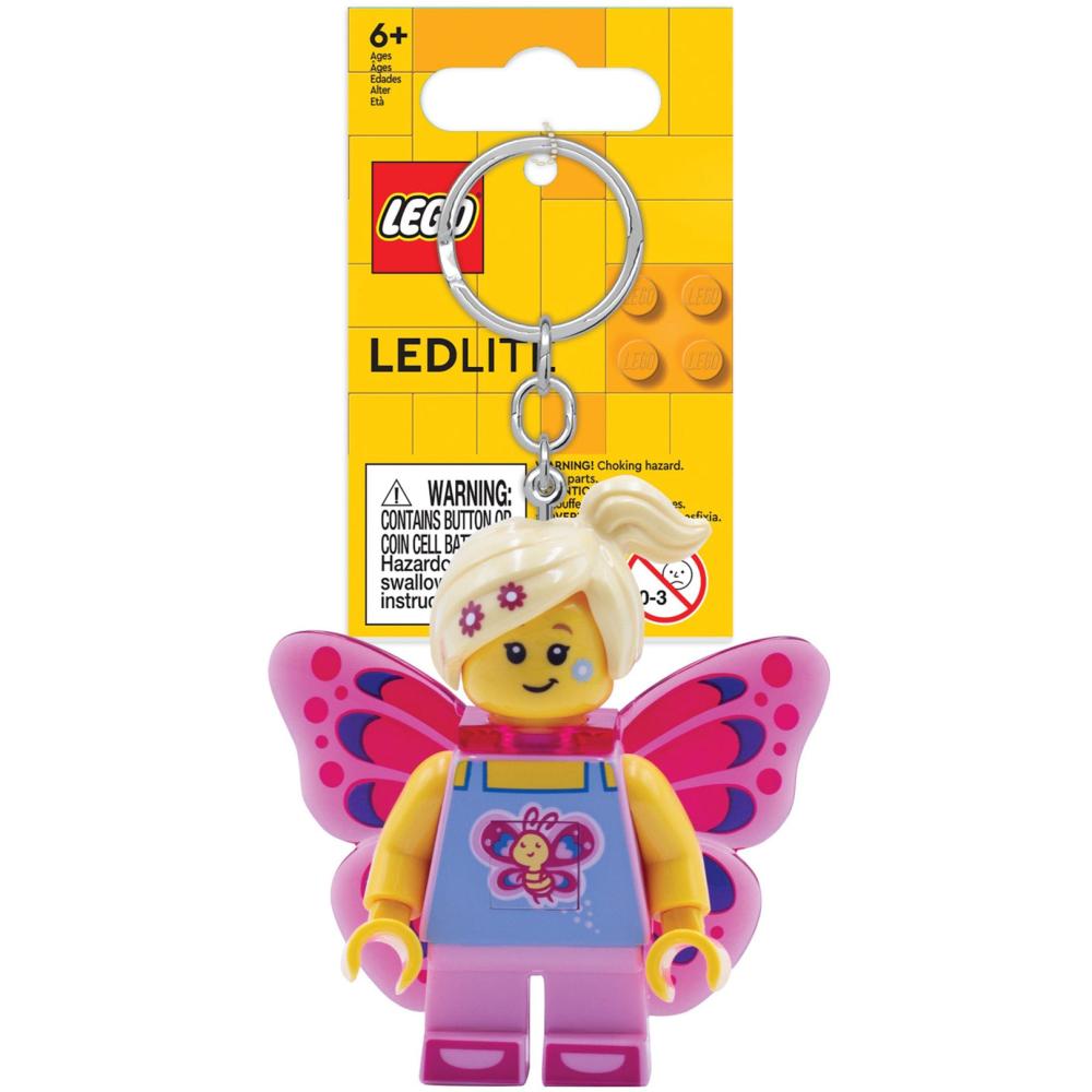 Lego Iconic Privezak Za Ključeve Sa Svetlom: Devojčica Sa Krilima Leptira - dodatni pogled