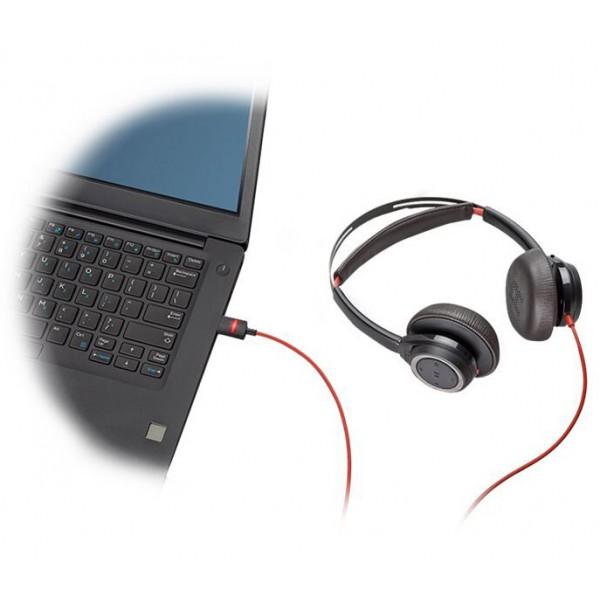 Poly Blackwire slušalice BW7225 USB-A - dodatni pogled