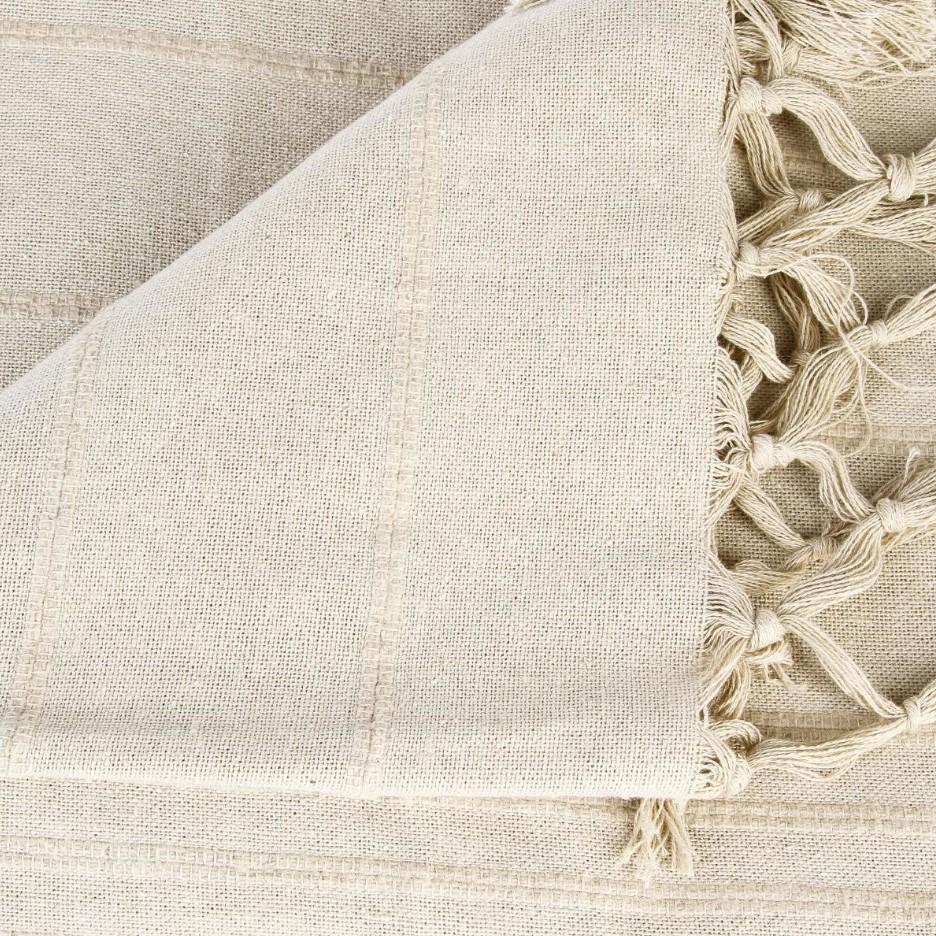 Atmosphera Prekrivač 220 x 160 cm Pamuk Bež - dodatni pogled