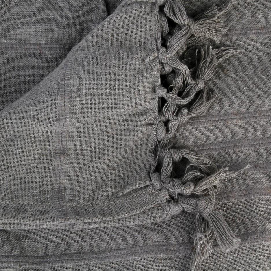 Atmosphera Prekrivač 220 x 160 cm Pamuk Siva - dodatni pogled