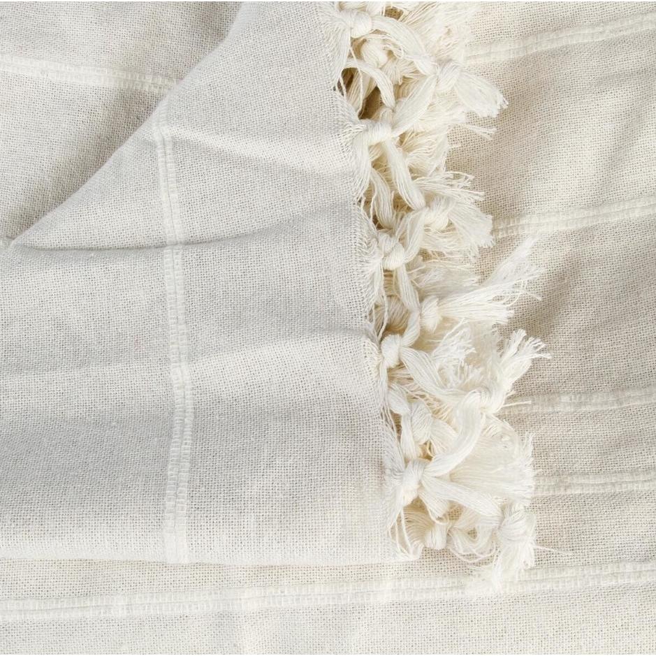 Atmosphera Prekrivač 230 x 250 cm Pamuk Bela - dodatni pogled