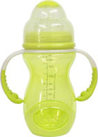 Nuby flašica sa širokim otvorom i ručkama 270ml N-4354   - dodatni pogled