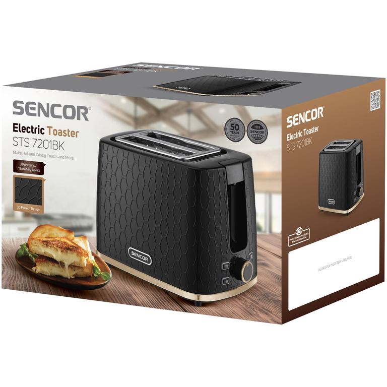 Sencor toster STS 7201BK - dodatni pogled