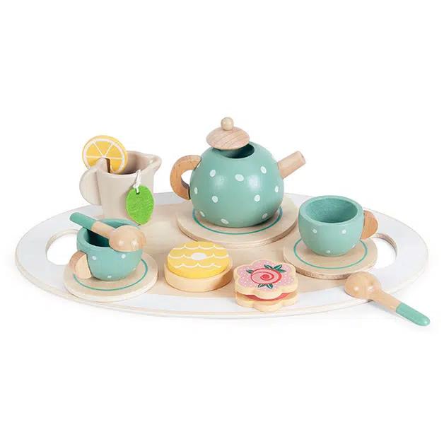 Drvena igračka Servis za čaj na poslužavniku PINO 5988 - dodatni pogled