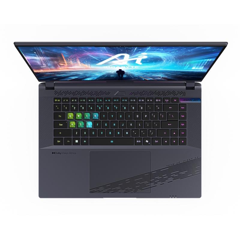 GIGABYTE AORUS 16X 9SG 16 inch QHD+ 165Hz i7-13650HX 16GB 1TB SSD GeForce RTX 4070 8GB Backlit Win11Home gaming laptop - dodatni pogled