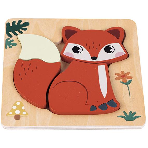 Drvena 3D slagalica Lisica PINO 9214 - dodatni pogled