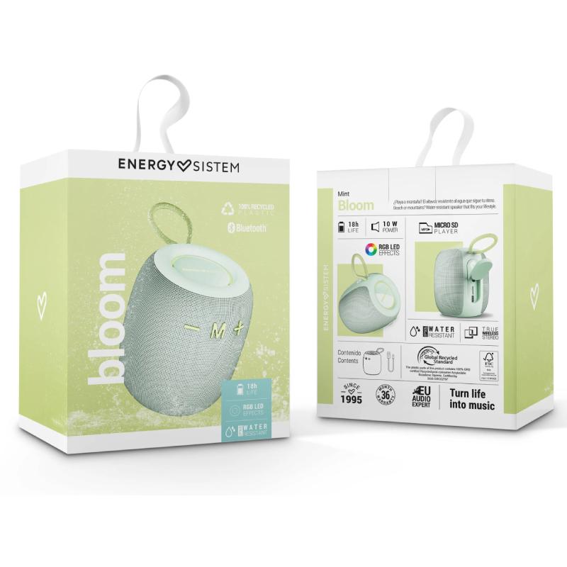 Energy Sistem Mint Bloom prenosni bluetooth zvučnik M45877 - dodatni pogled