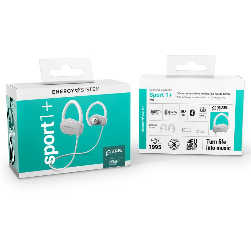 Energy Sistem Bluetooth slušalice Sport 1+ Grey Sa mikrofonom - dodatni pogled