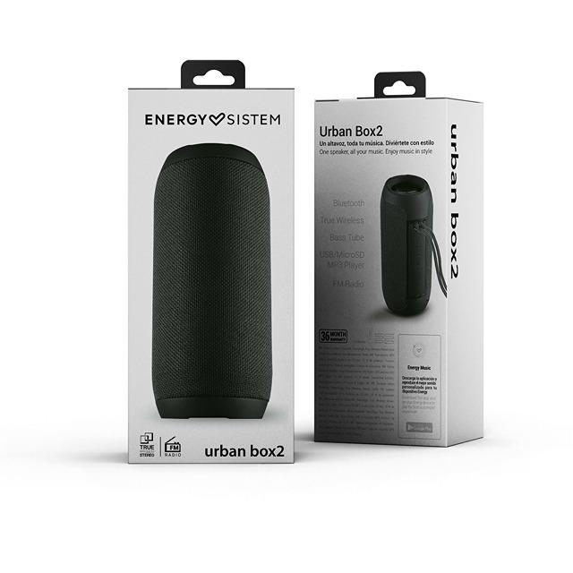 Energy Sistem Urban Box 2 Onyx Bluetooth zvučnik crni M44932 - dodatni pogled