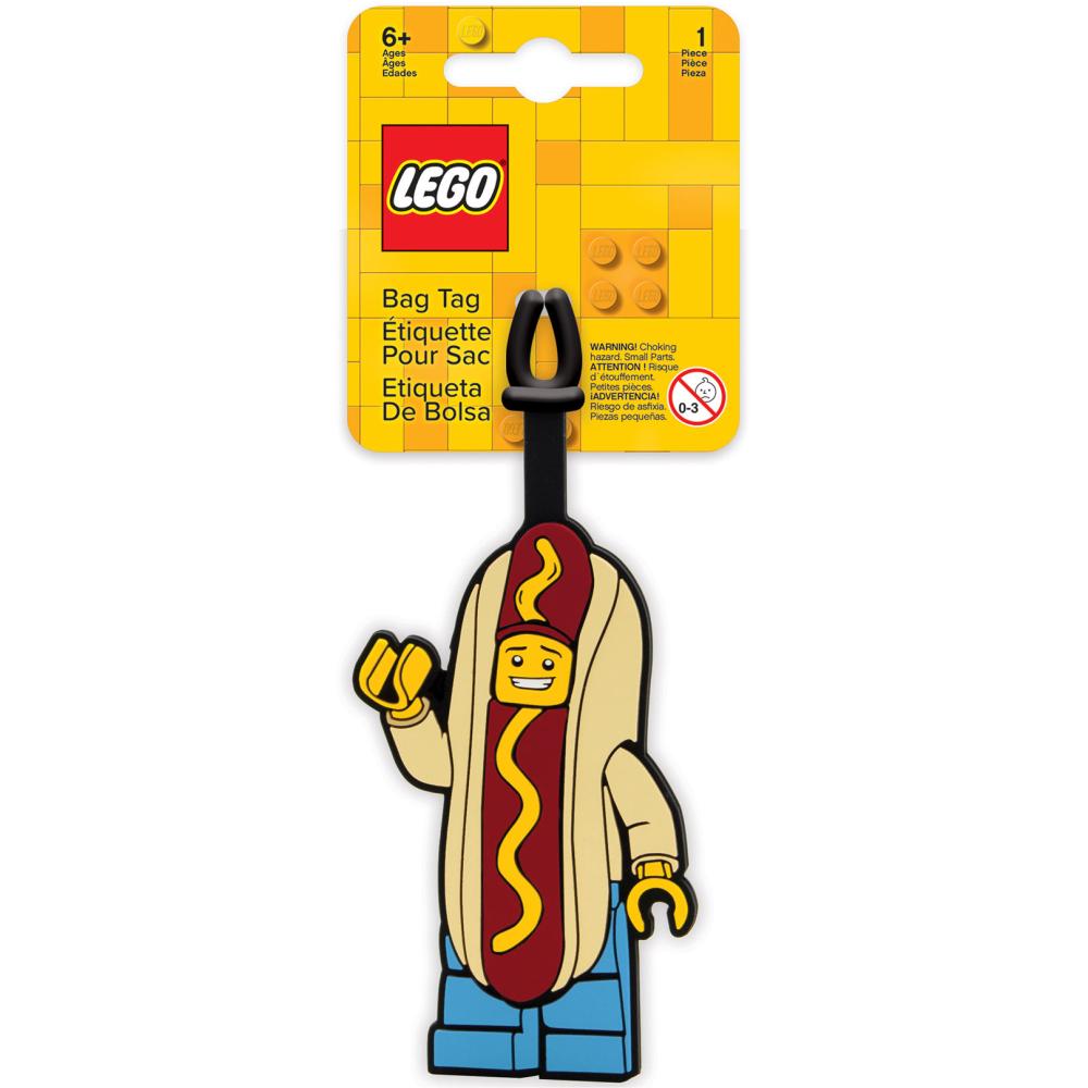 LEGO® Etiketa za torbu Tip u Hot Dog kostimu - dodatni pogled